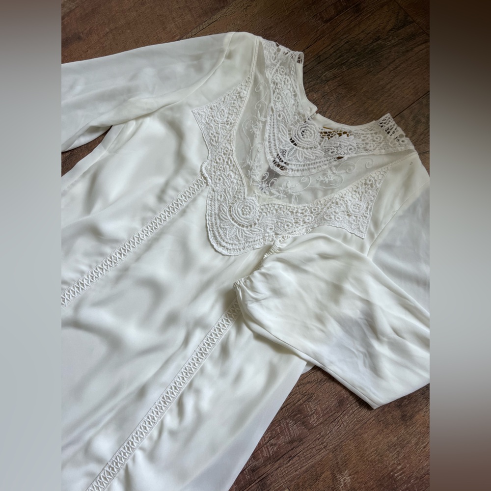 Wrangler NWOT‎ lace long sleeved dress women’s size large - Picture 6 of 14